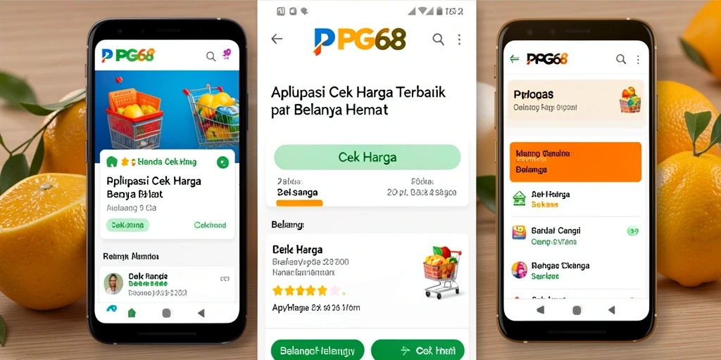 Tampilan antarmuka PGG68 untuk cek harga produk secara efisien.