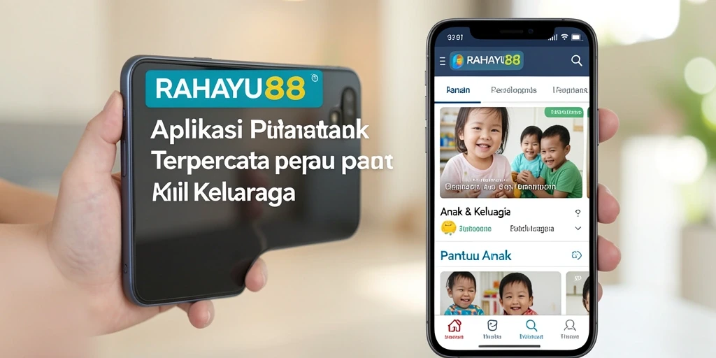 Tampilan antarmuka utama RAHAYU88 yang user-friendly untuk memantau anak.